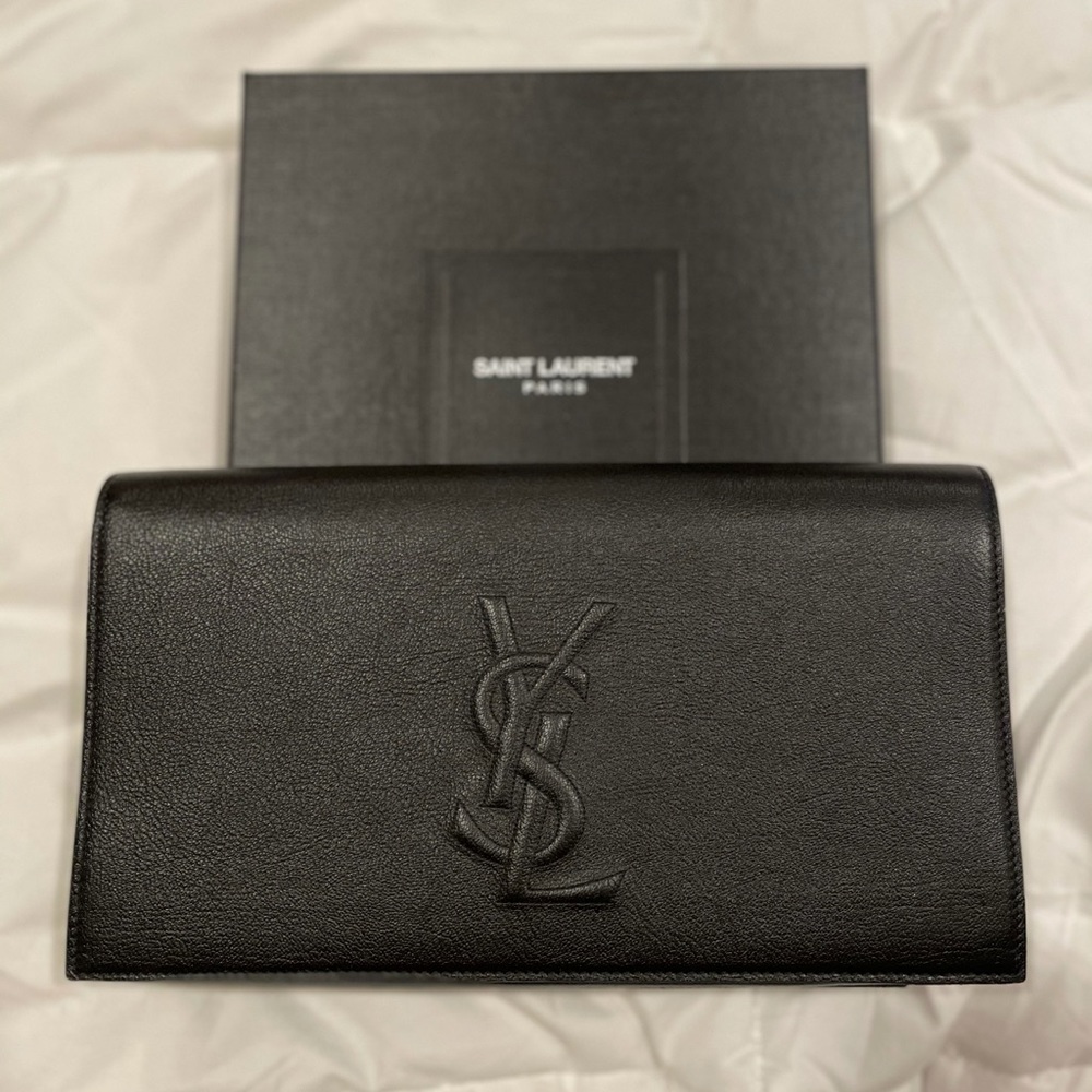 YSL Belle De Jeur Clutch Large